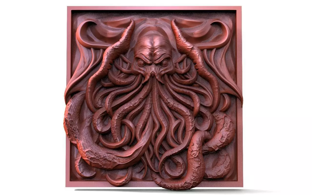 Cthulhu CNC  3D print model_0