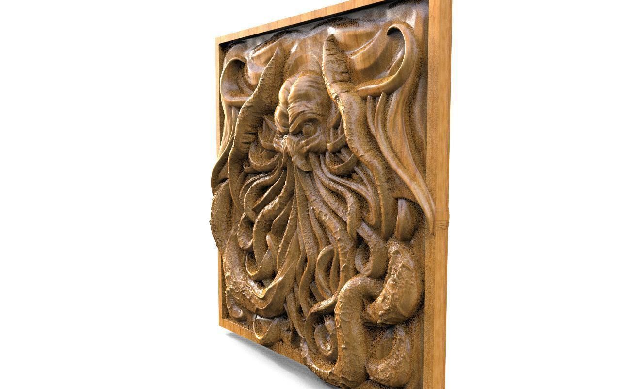 Cthulhu CNC  3D print model_5