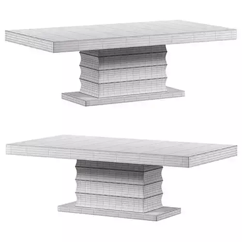 RECTANGULAR TABLE by Giorgiocollection 3D model