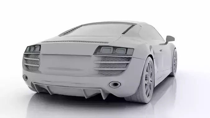 Audi R8 3d model