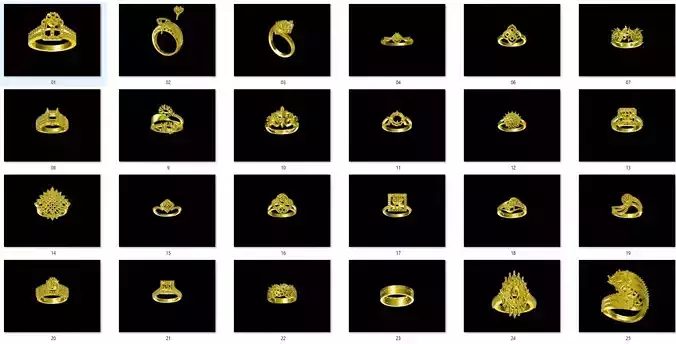 25 DESIGNER COCKTAIL RINGS