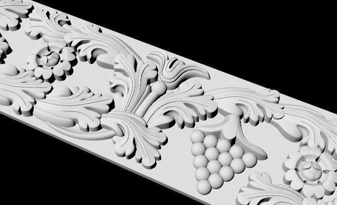 Decor for furniture 3D model_3