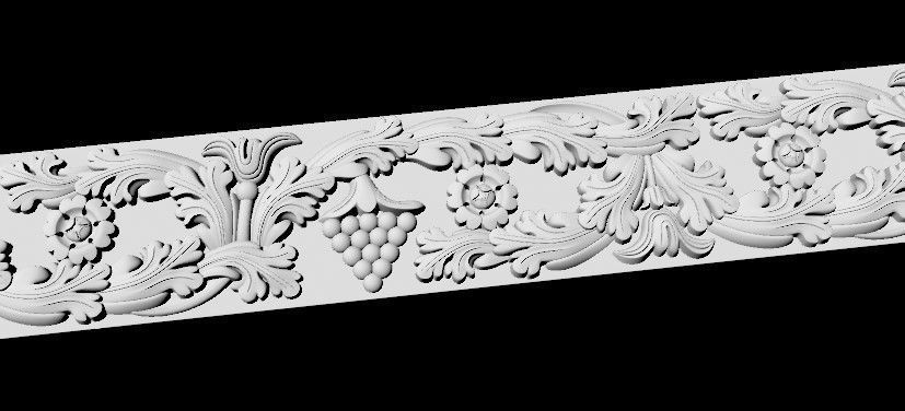 Decor for furniture 3D model_2