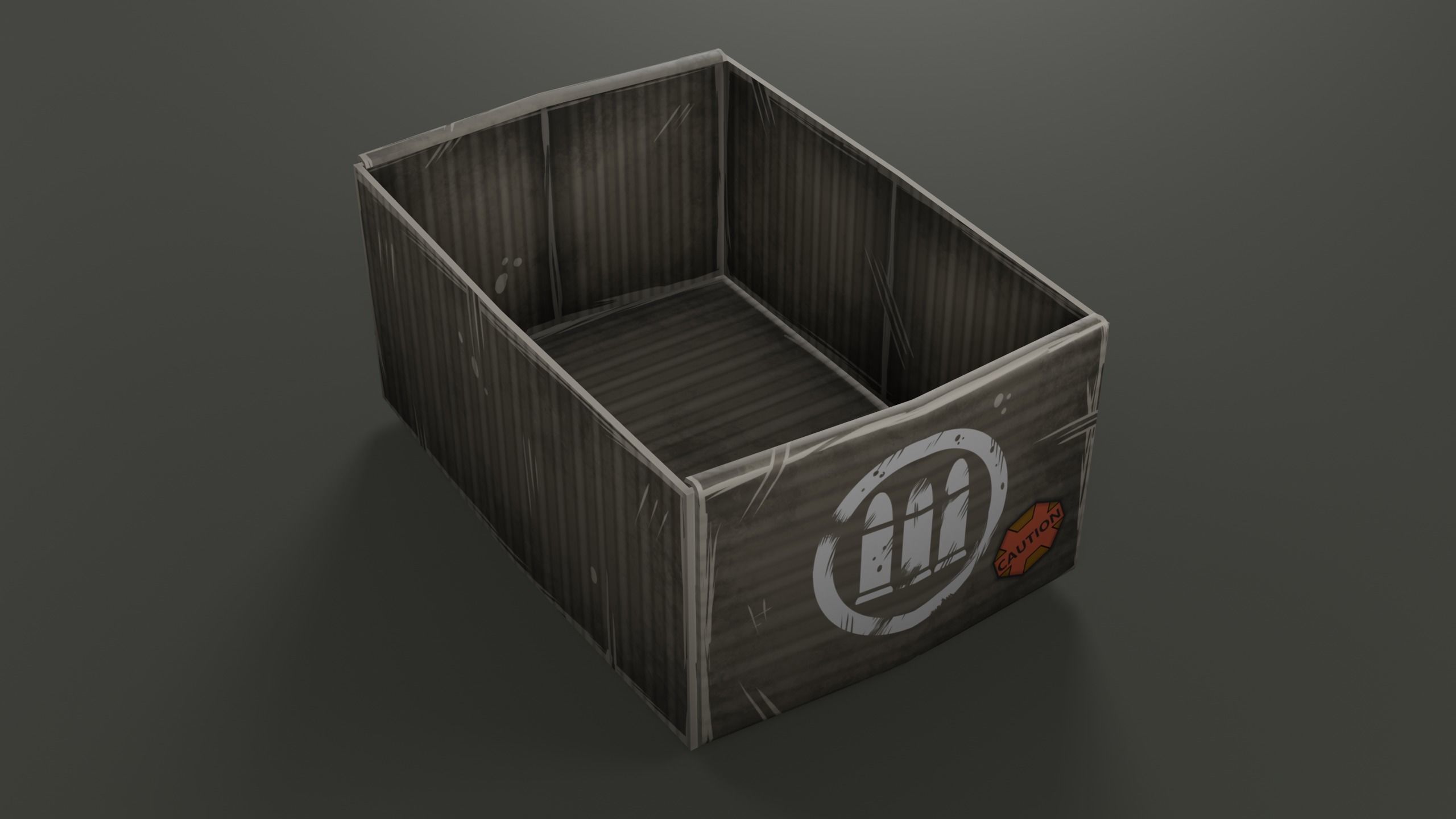 Pistol Ammo Low-poly 3D model_9