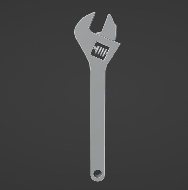 wrench 3D model_3