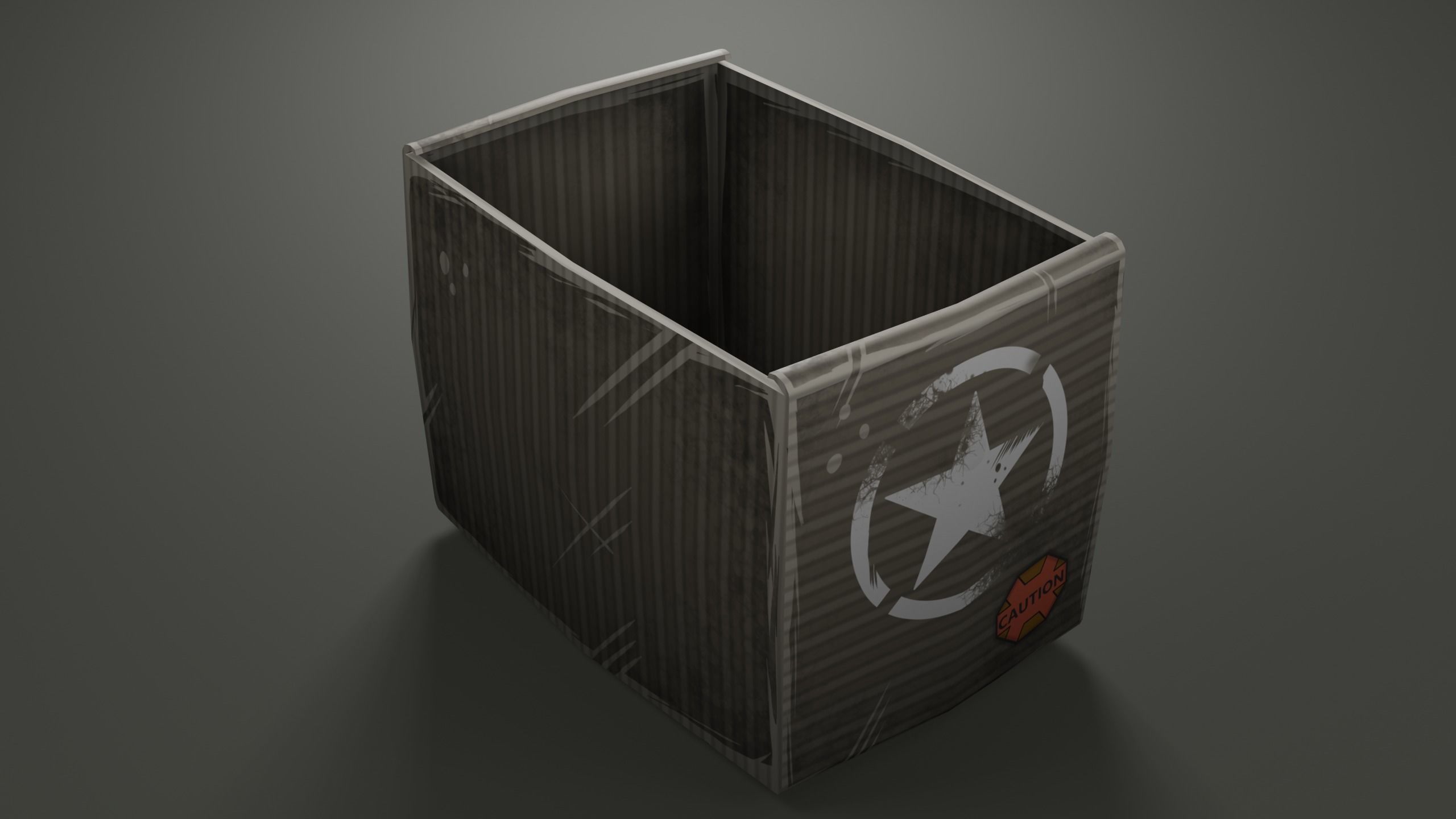 Rifle Ammo Low-poly 3D model_4