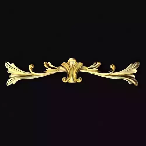 Central decor ornament for furniture