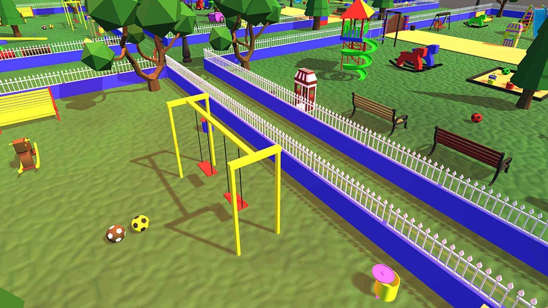 Cartoonish Amusement Park - Environment 3D model_6