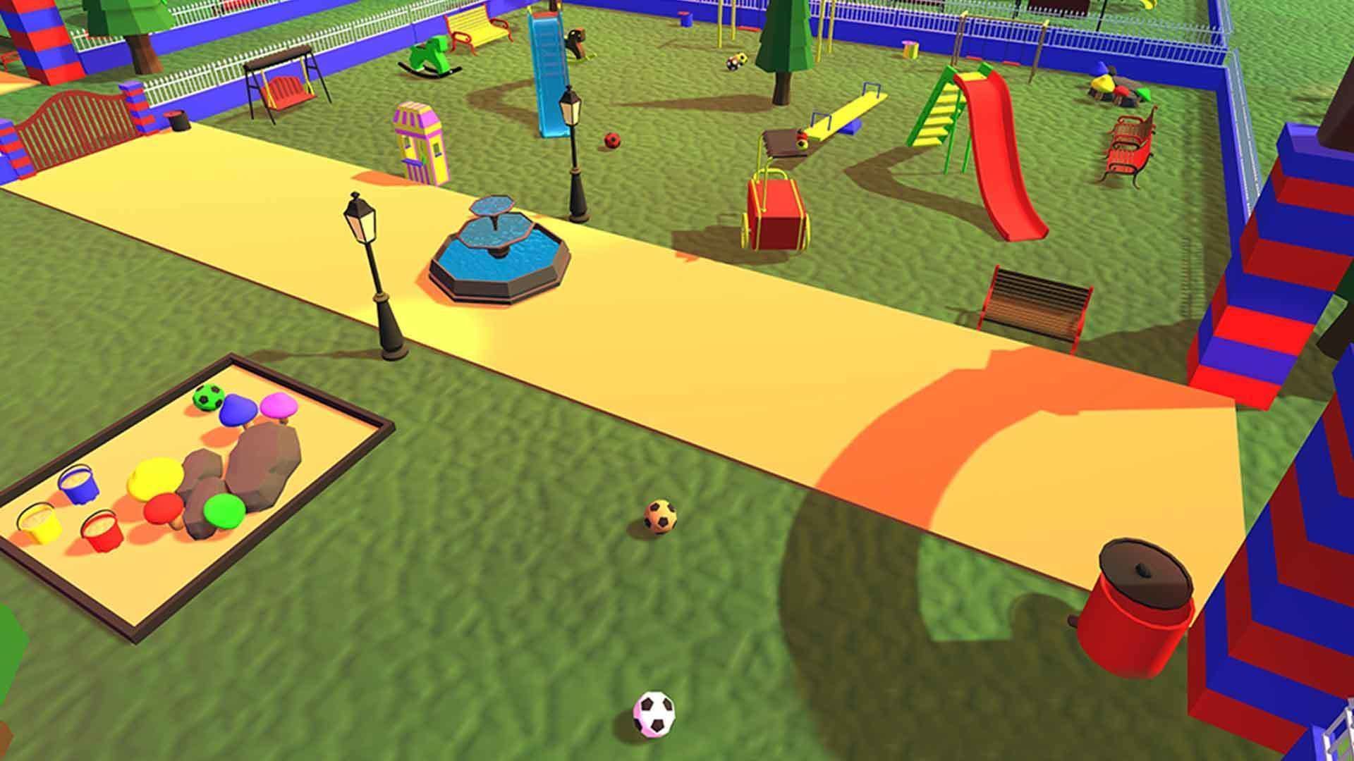 Cartoonish Amusement Park - Environment 3D model_8