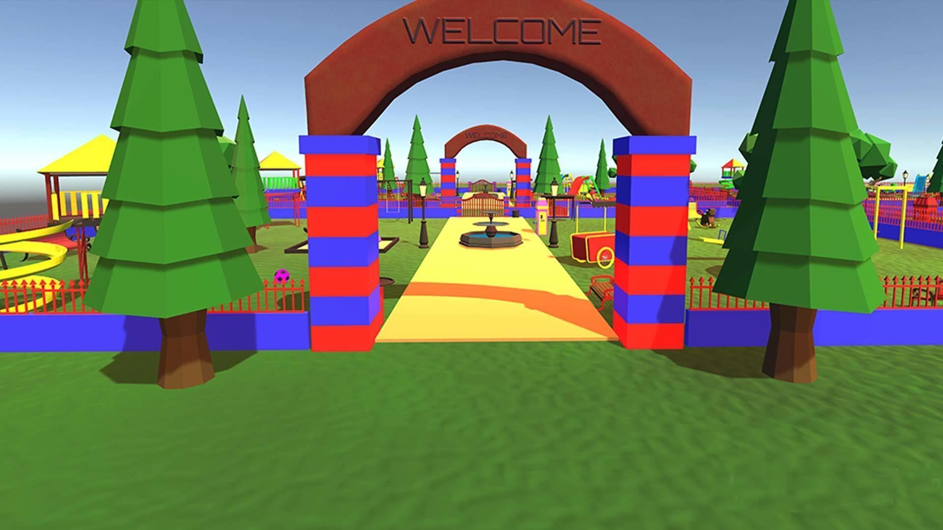Cartoonish Amusement Park - Environment 3D model_2