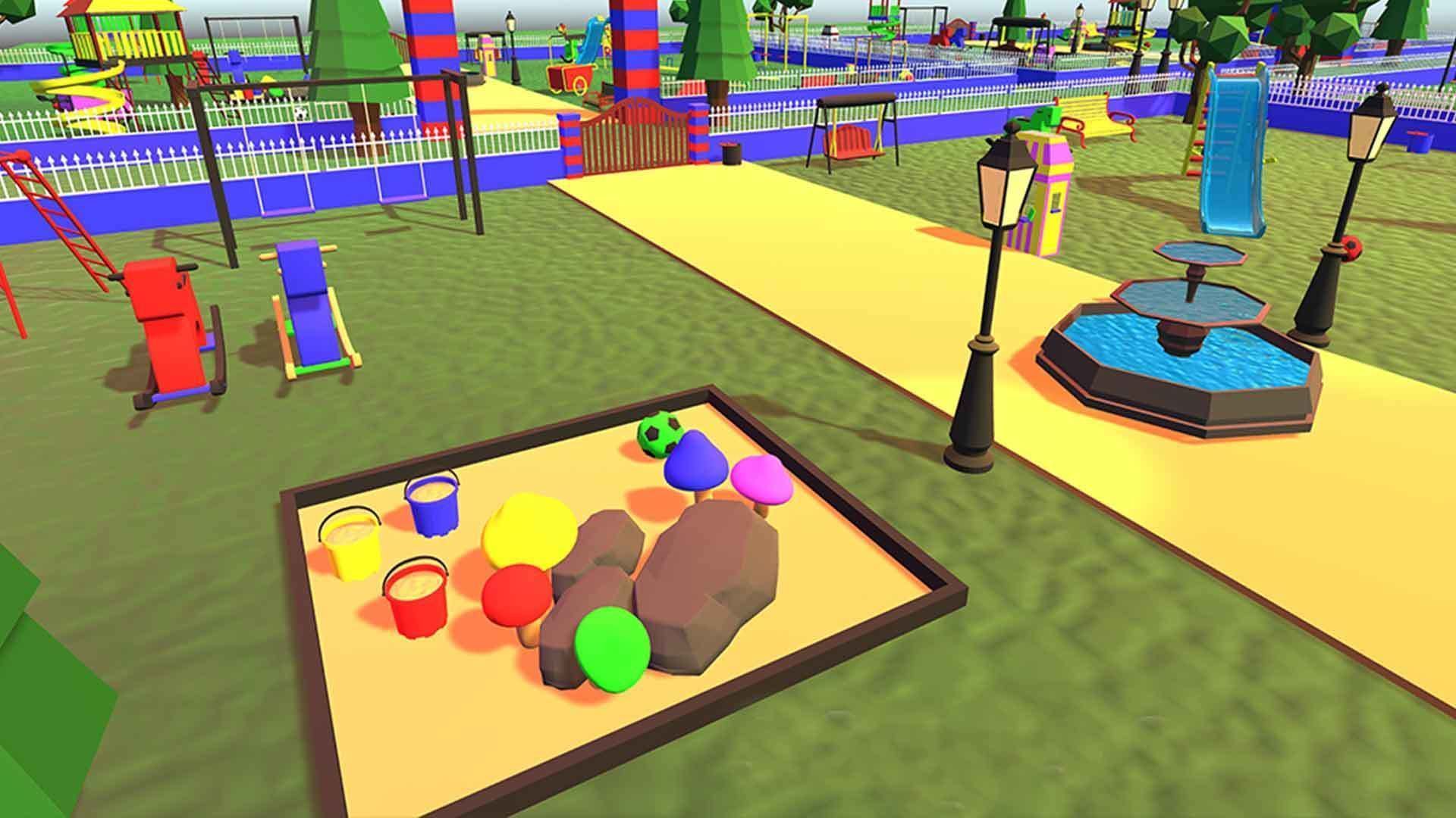 Cartoonish Amusement Park - Environment 3D model_4