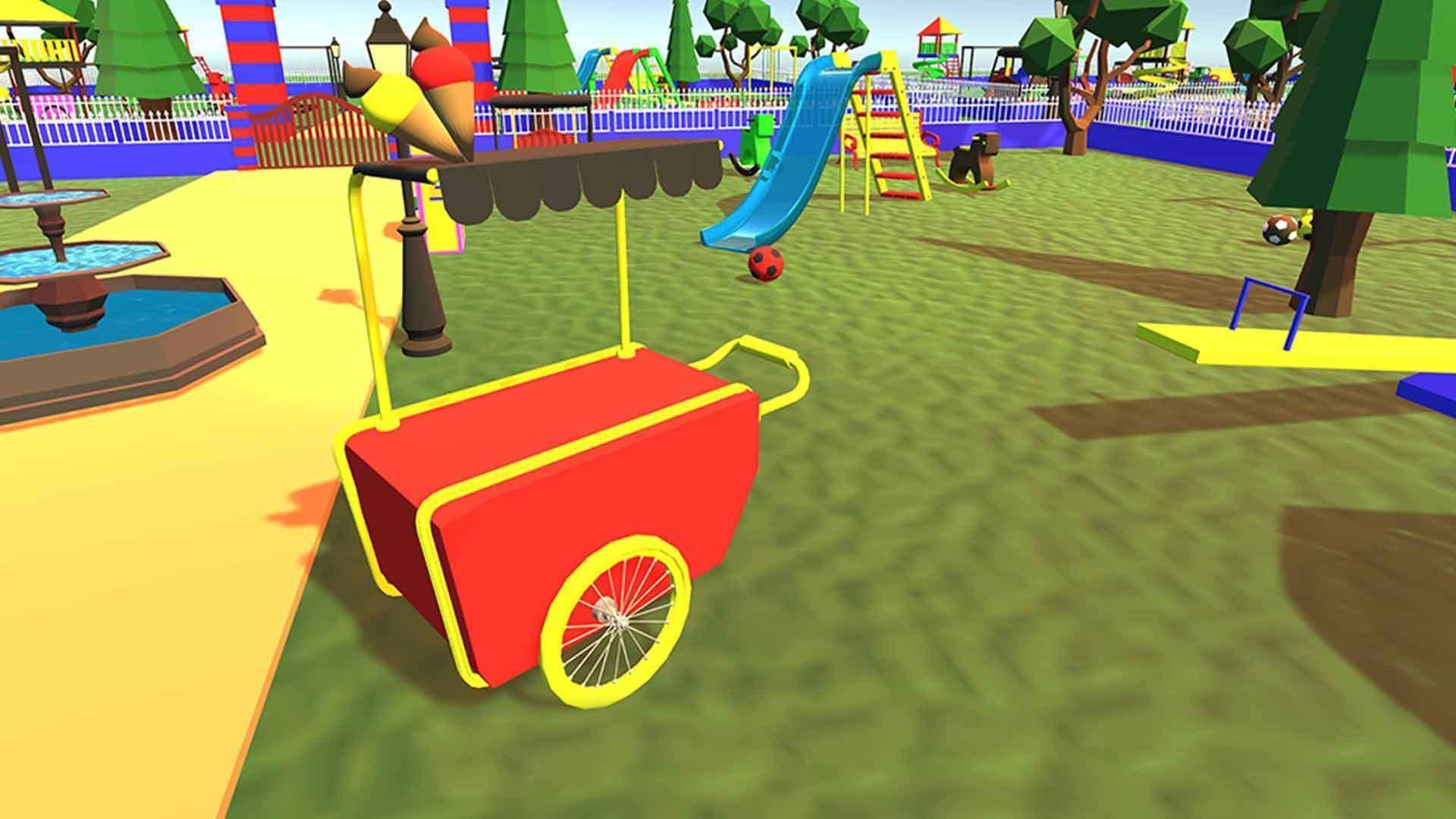 Cartoonish Amusement Park - Environment 3D model_7