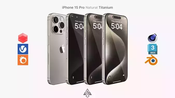 Apple iPhone 15 Pro Natural Titanium