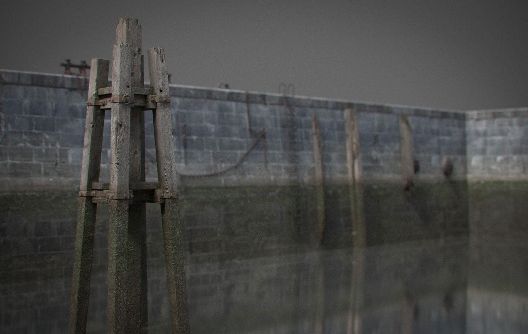 Modular Quay Set 3D model_9