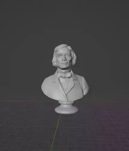 Wilhelm Grimm 3D print model