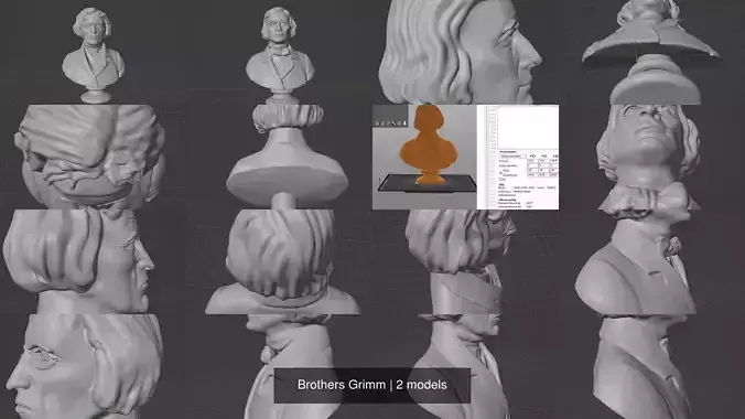 Brothers Grimm 3D Model Collection