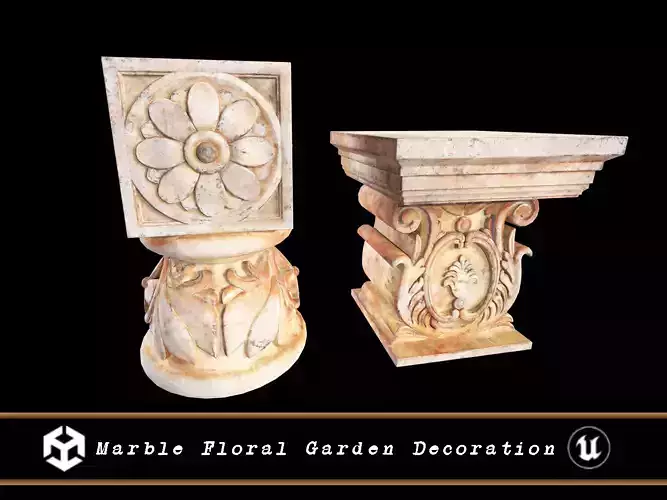 Marble Floral Garden Decoration