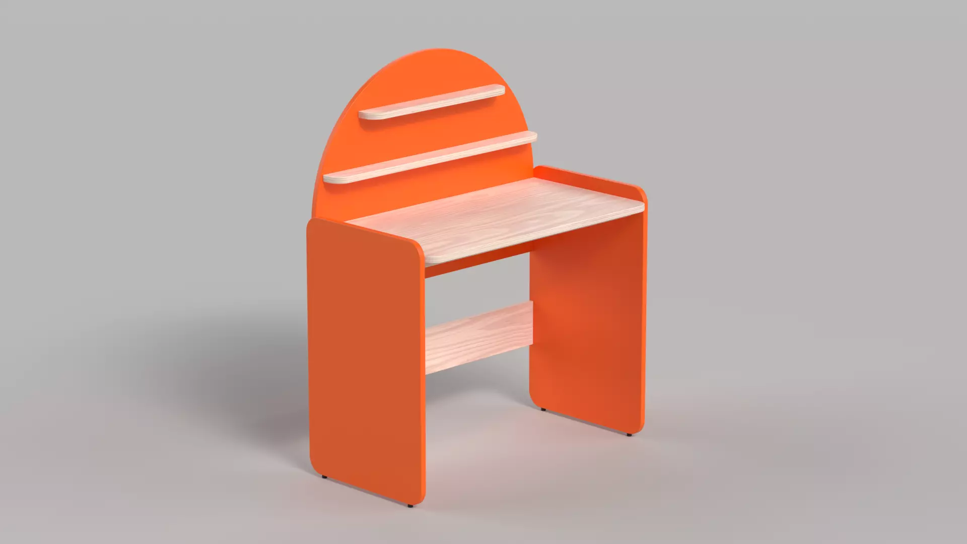 Table 11 Sunshine Study Desk Low-poly 3D model_0