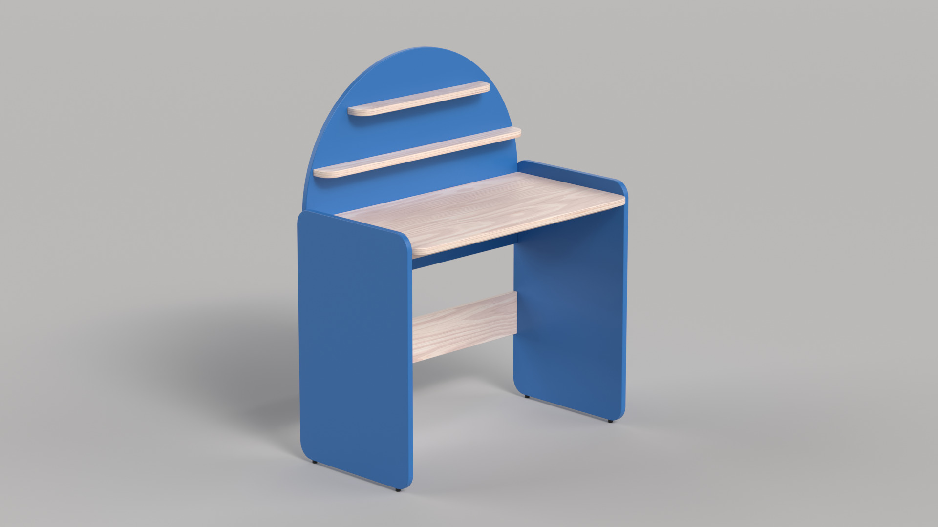 Table 11 Sunshine Study Desk Low-poly 3D model_1