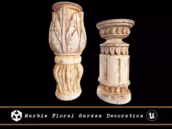 Marble Floral Garden Decoration
