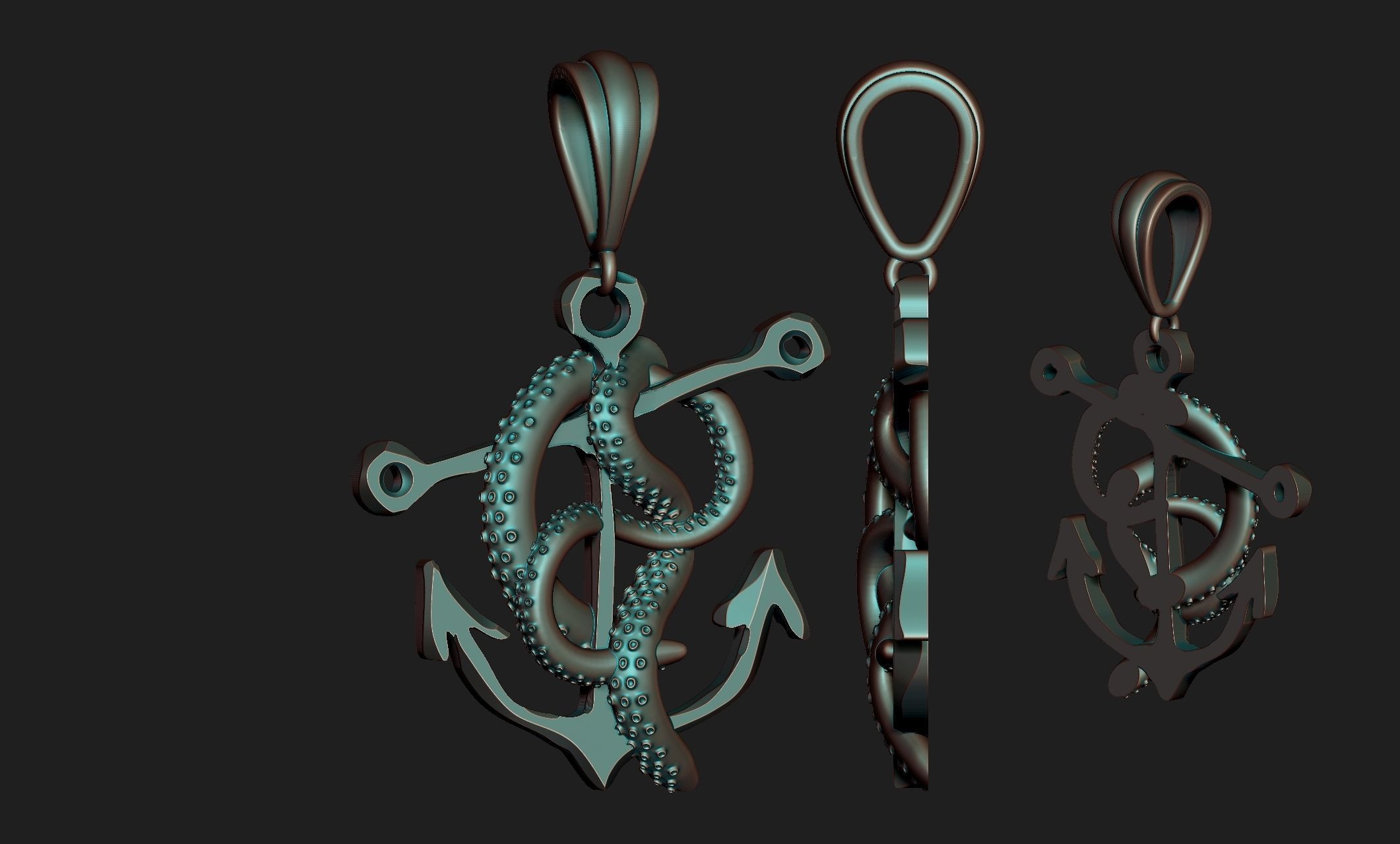 anchor 1 3D print model_2