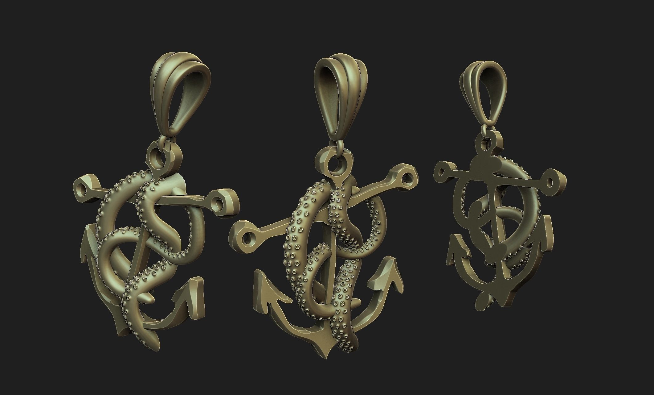 anchor 1 3D print model_5
