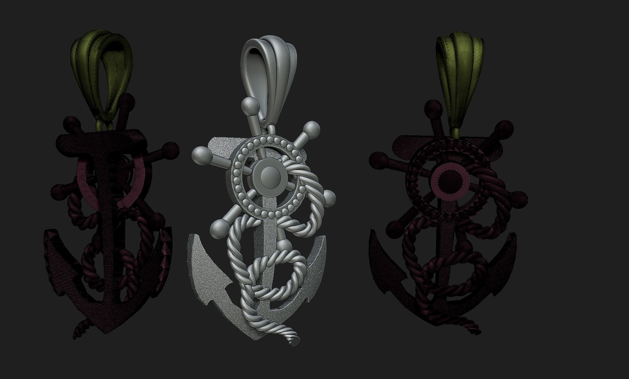 anchor 2 3D print model_3