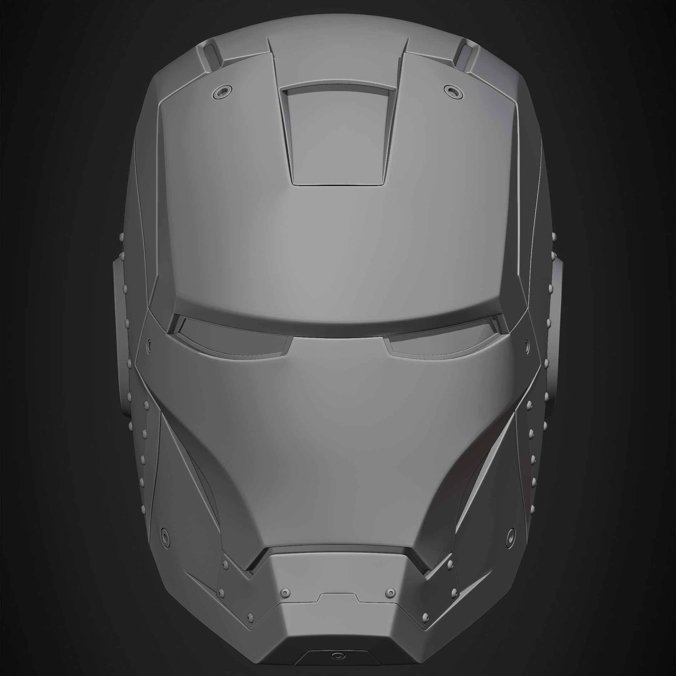 Iron Man Mark 2 Helmet for Cosplay 3D print model_13