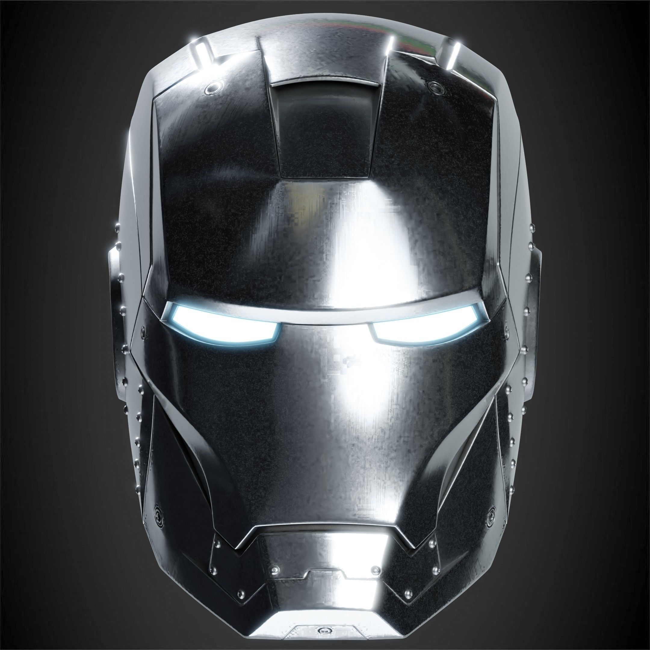 Iron Man Mark 2 Helmet for Cosplay 3D print model_2