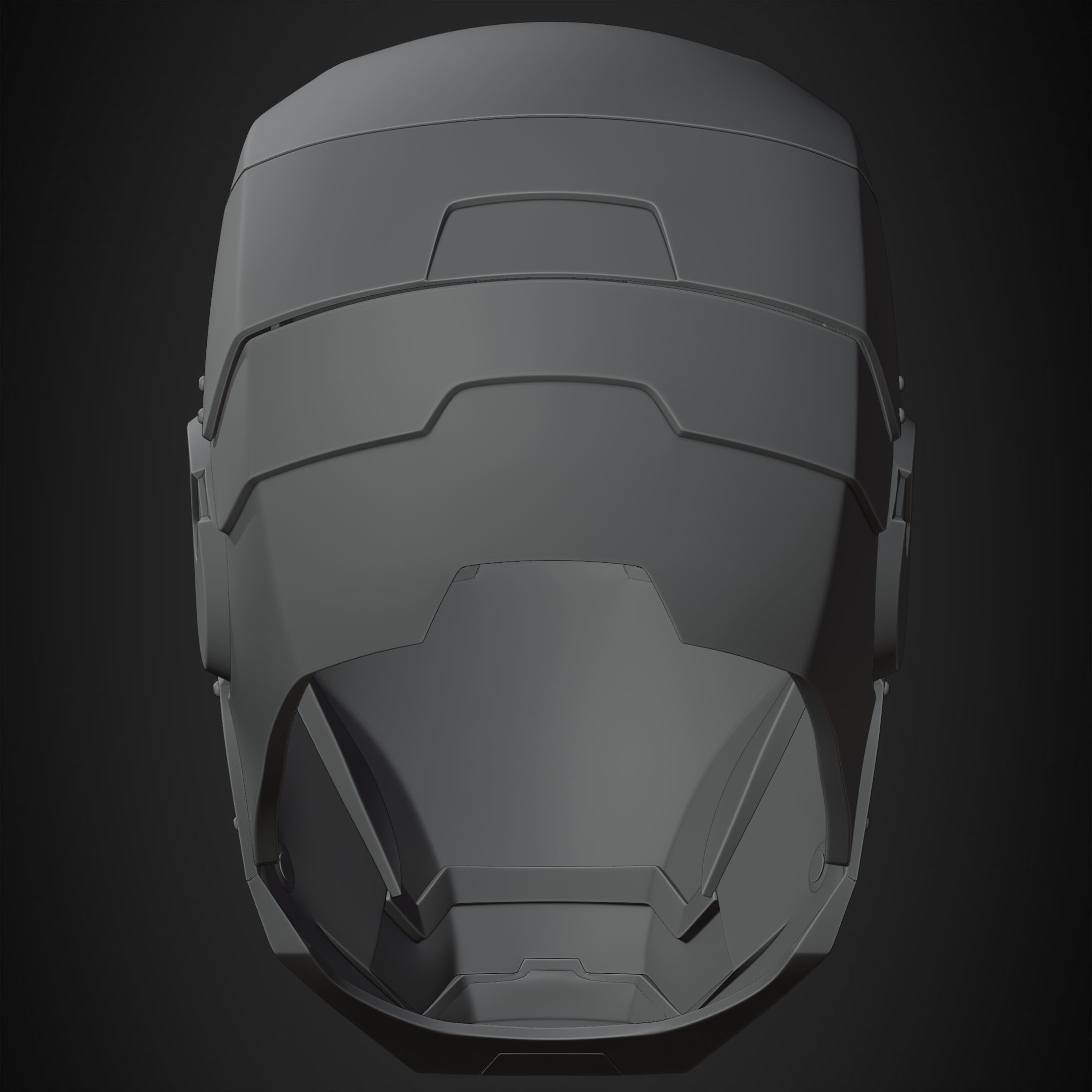Iron Man Mark 2 Helmet for Cosplay 3D print model_19
