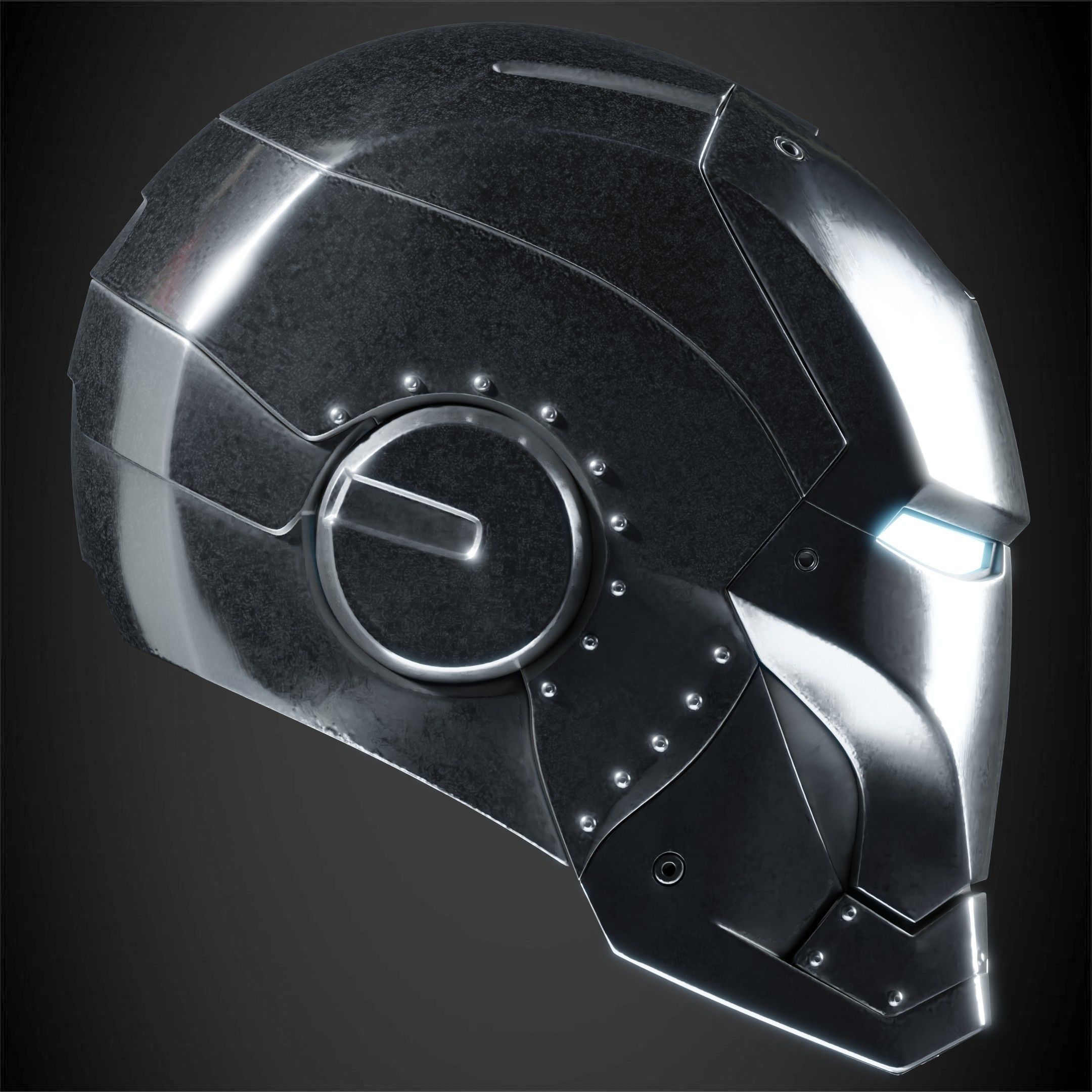 Iron Man Mark 2 Helmet for Cosplay 3D print model_8