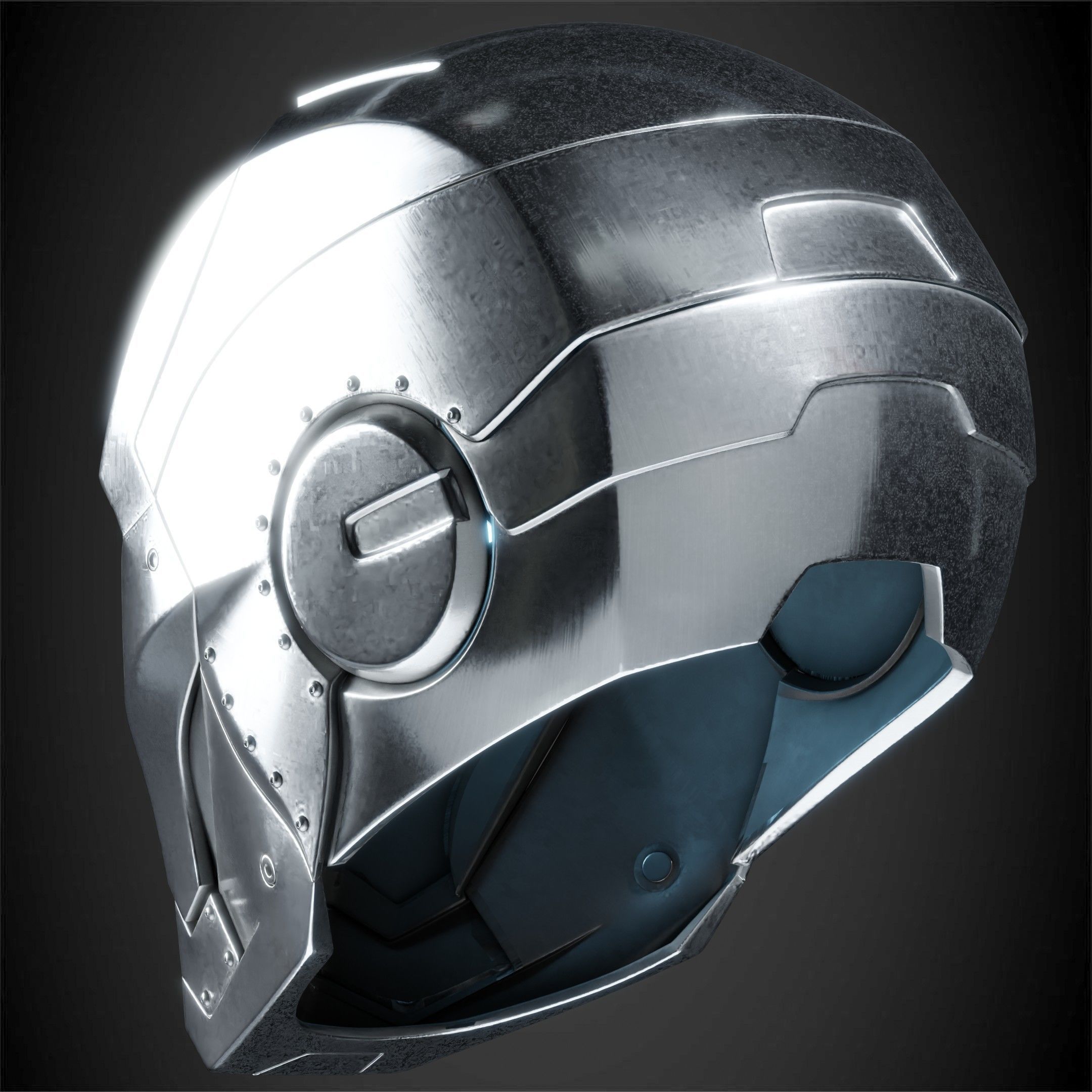 Iron Man Mark 2 Helmet for Cosplay 3D print model_5