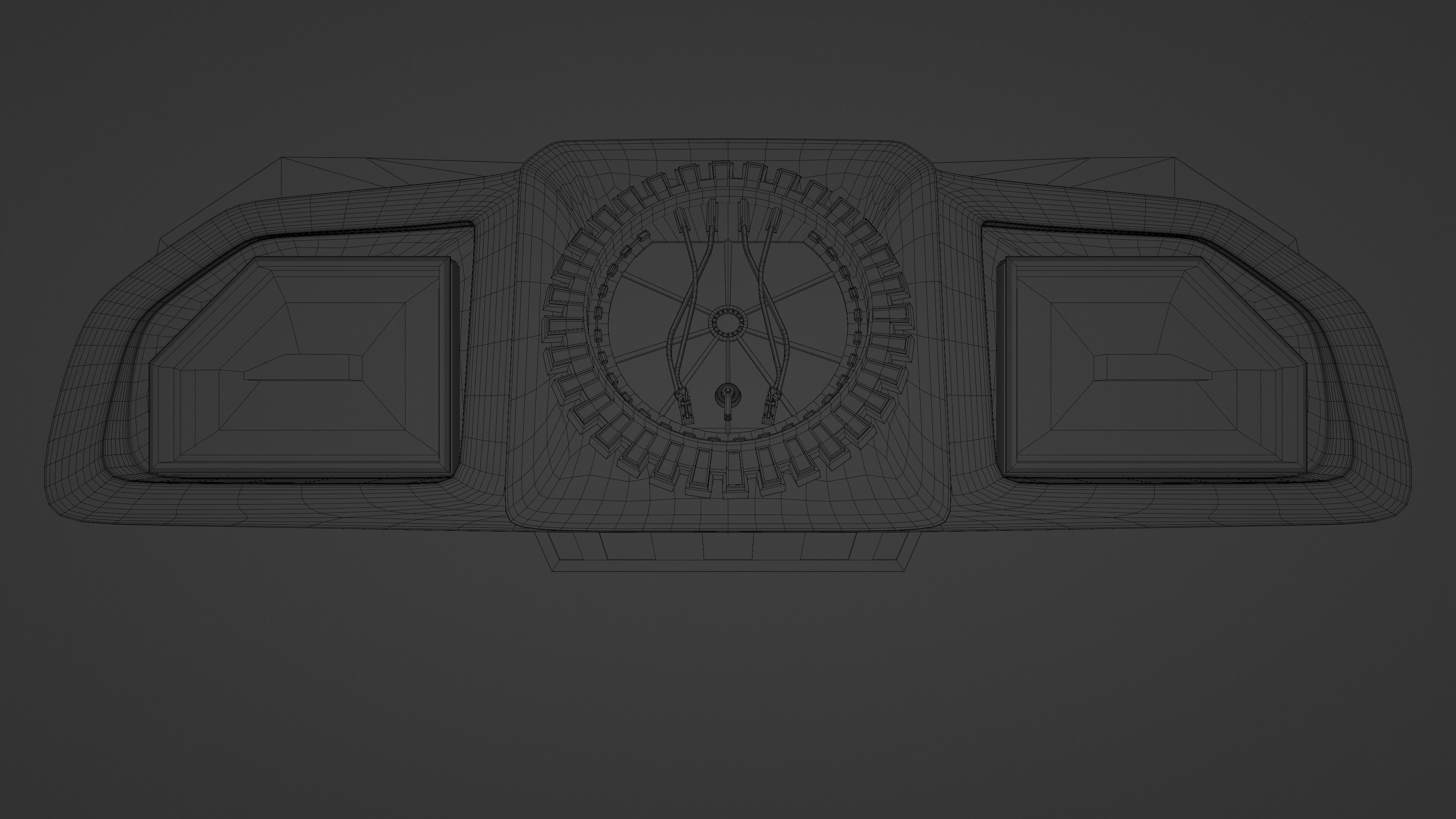 Interstellar Ranger spaceship Low-poly 3D model_7