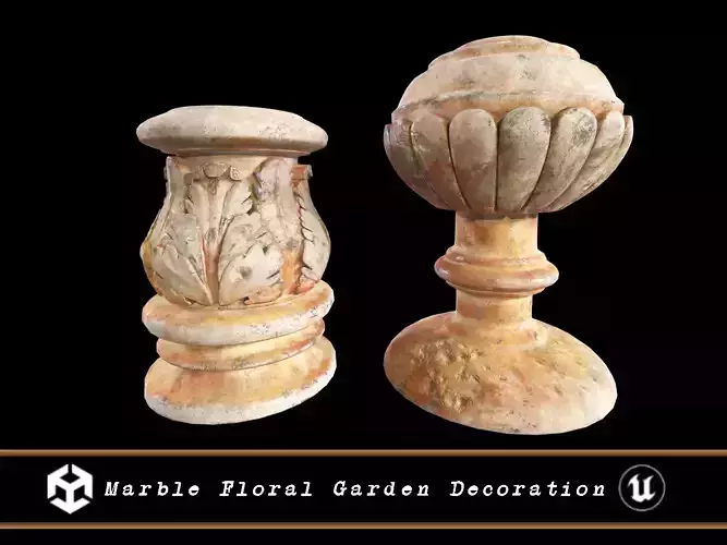 Marble Floral Garden Decoration