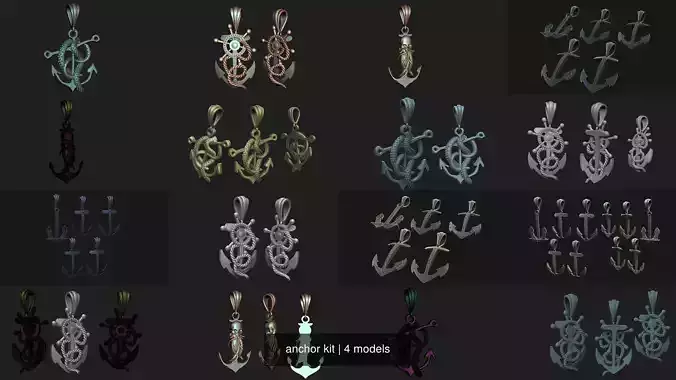 anchor kit 3D Model Collection