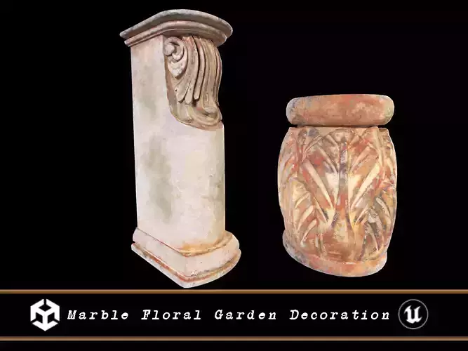 Marble Floral Garden Decoration