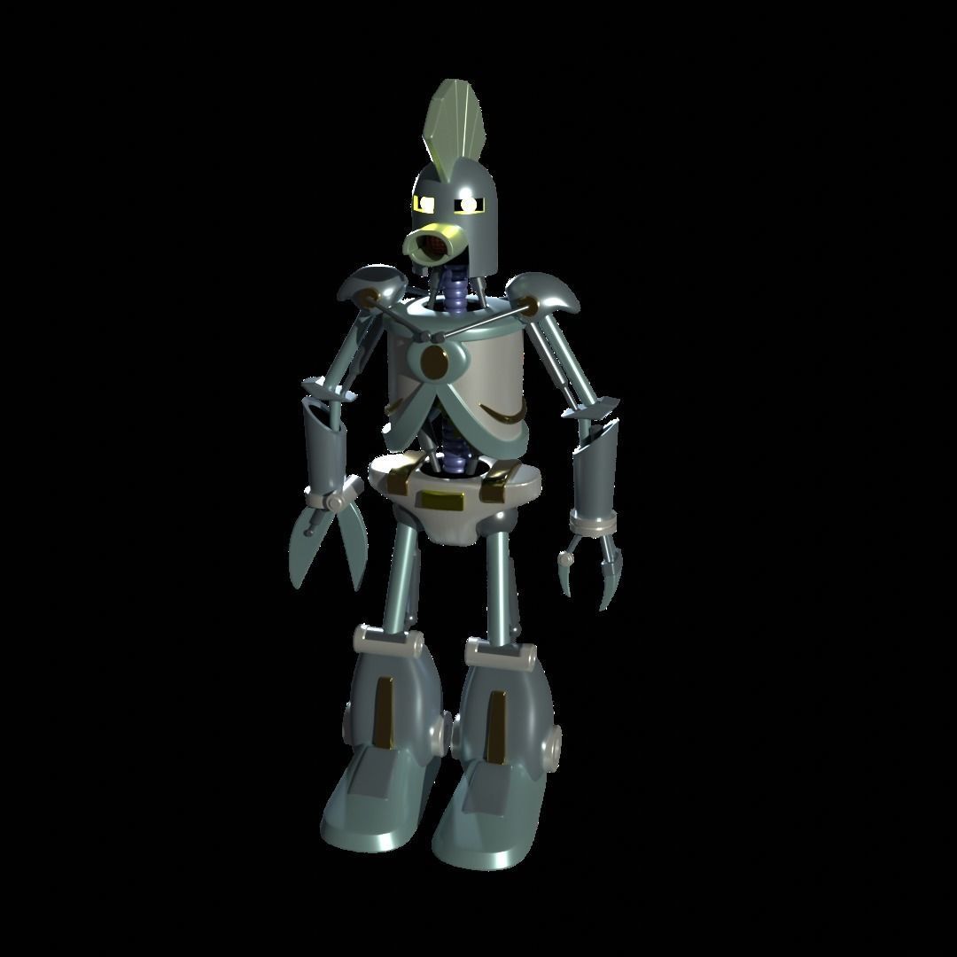 Aqua Teen Cybernetic Ghost of Christmas Past from the Future 3D print model_9