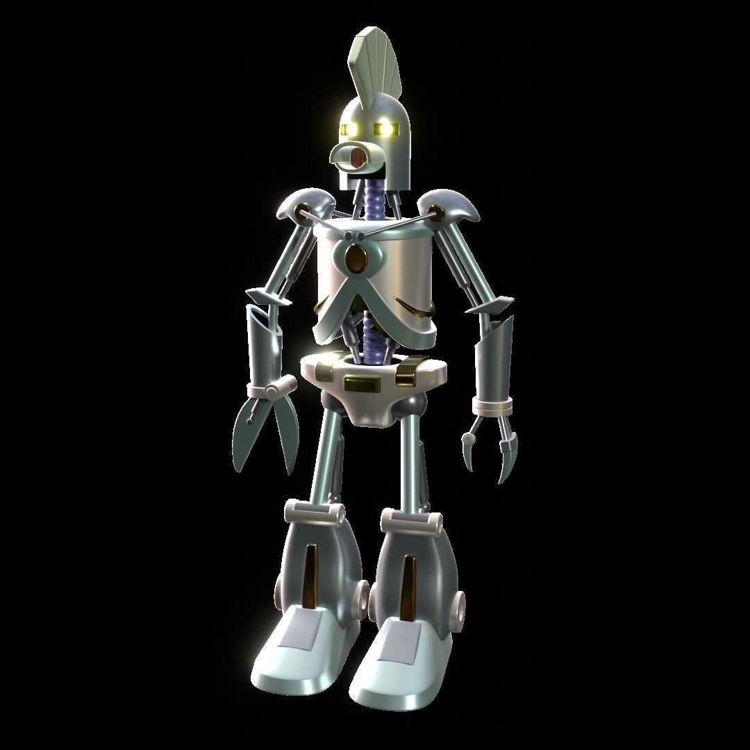 Aqua Teen Cybernetic Ghost of Christmas Past from the Future 3D print model_7