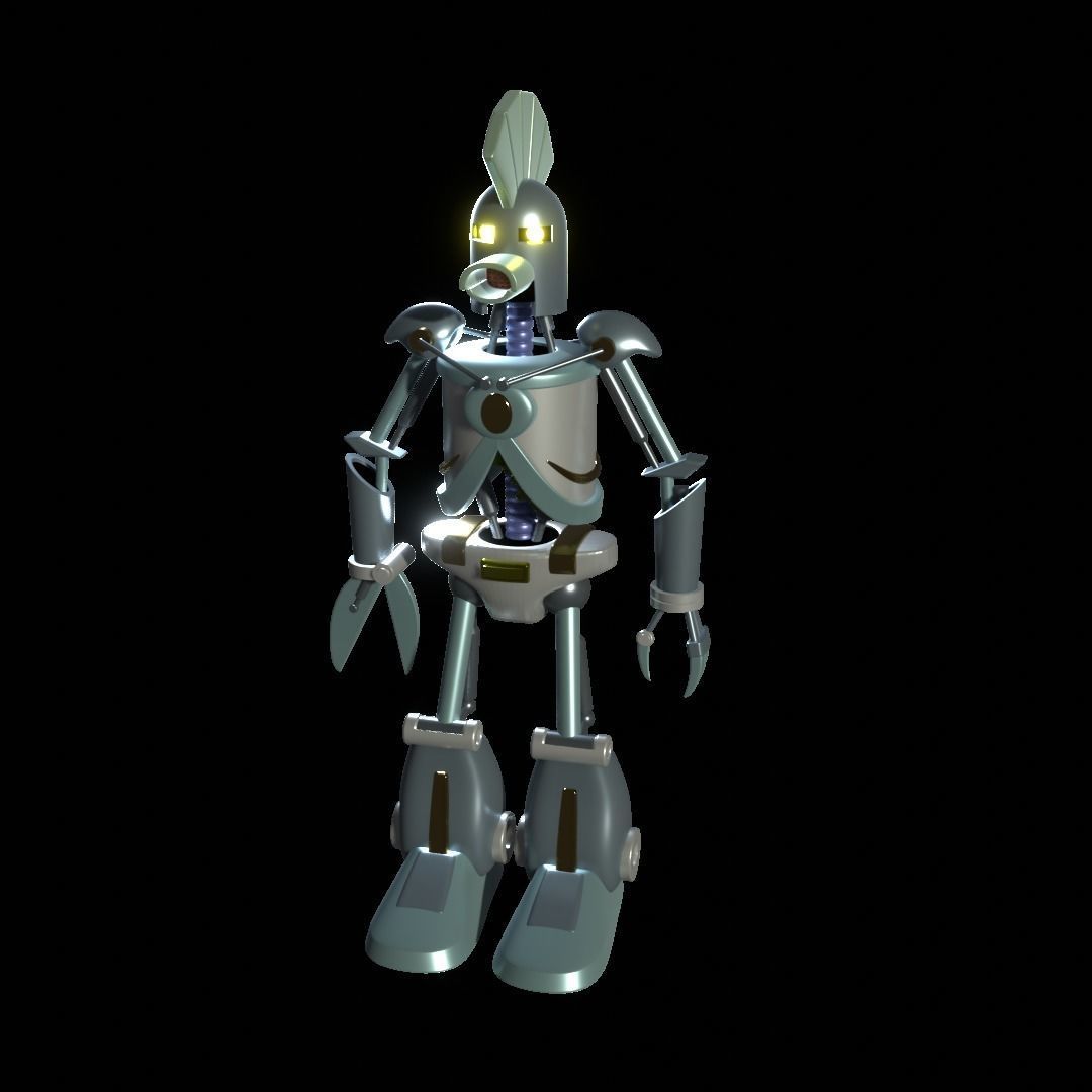 Aqua Teen Cybernetic Ghost of Christmas Past from the Future 3D print model_6