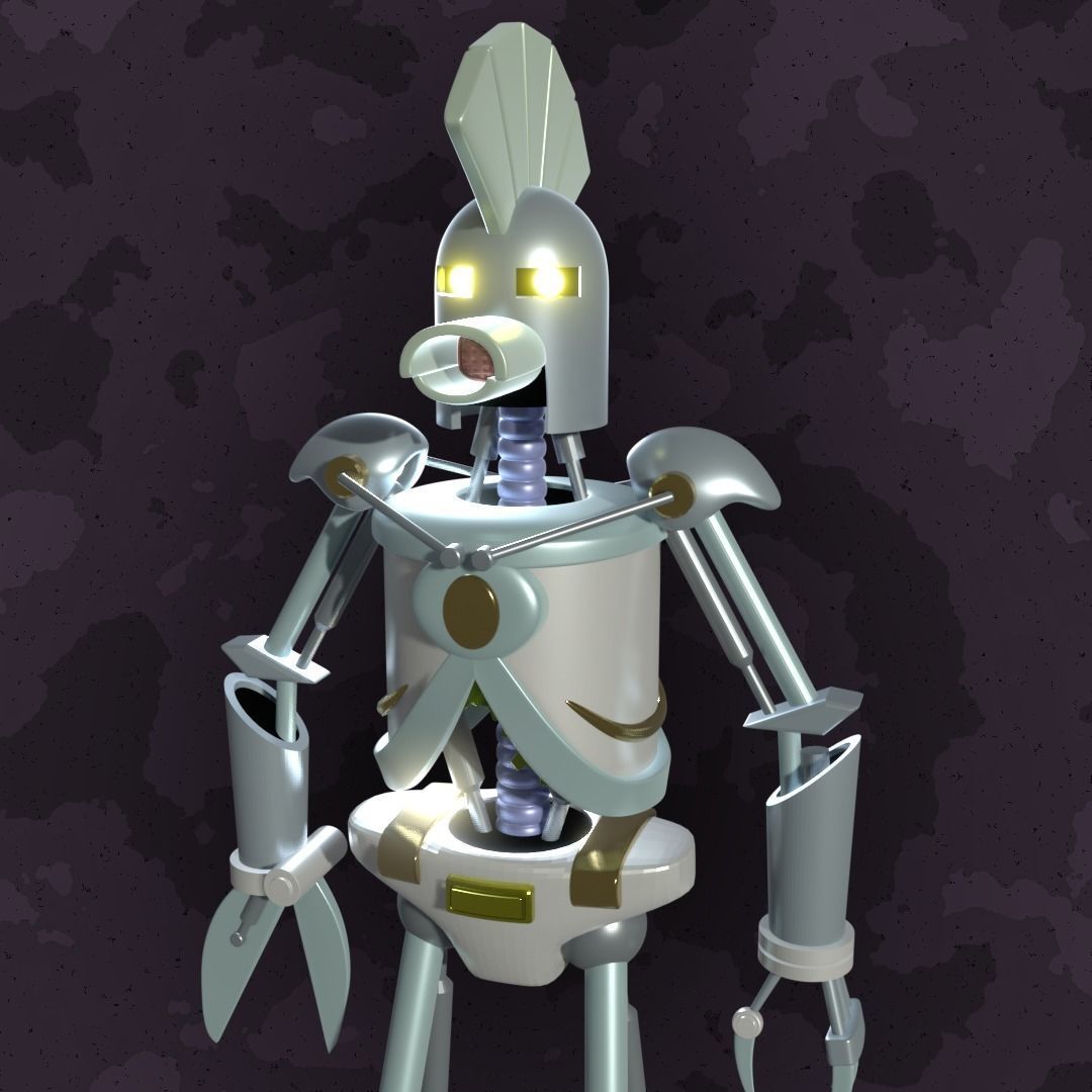 Aqua Teen Cybernetic Ghost of Christmas Past from the Future 3D print model_5