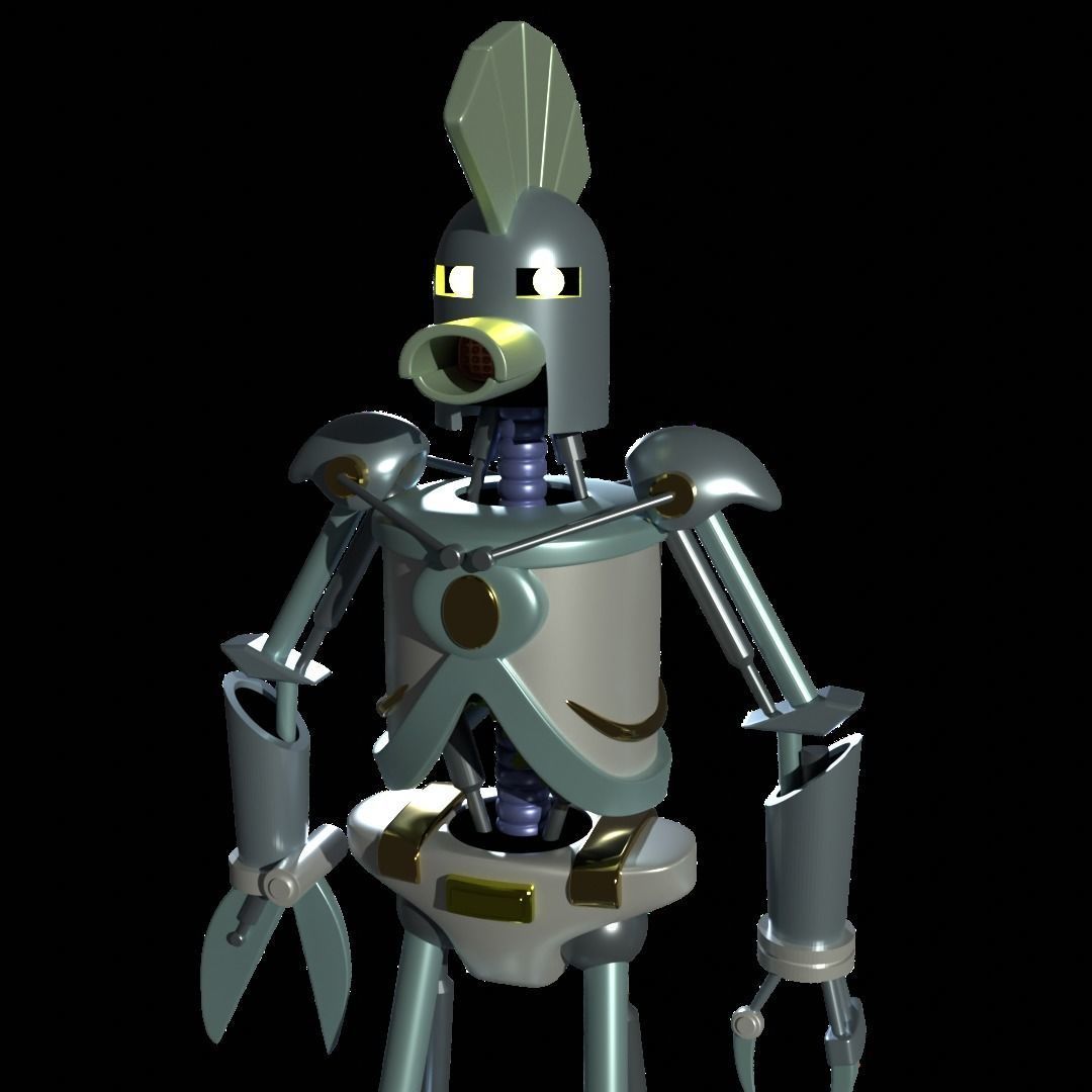 Aqua Teen Cybernetic Ghost of Christmas Past from the Future 3D print model_8