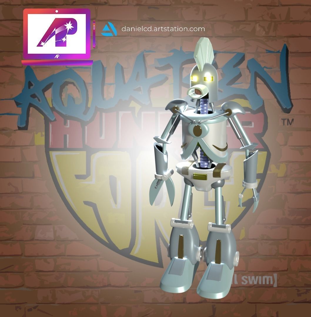 Aqua Teen Cybernetic Ghost of Christmas Past from the Future 3D print model_1