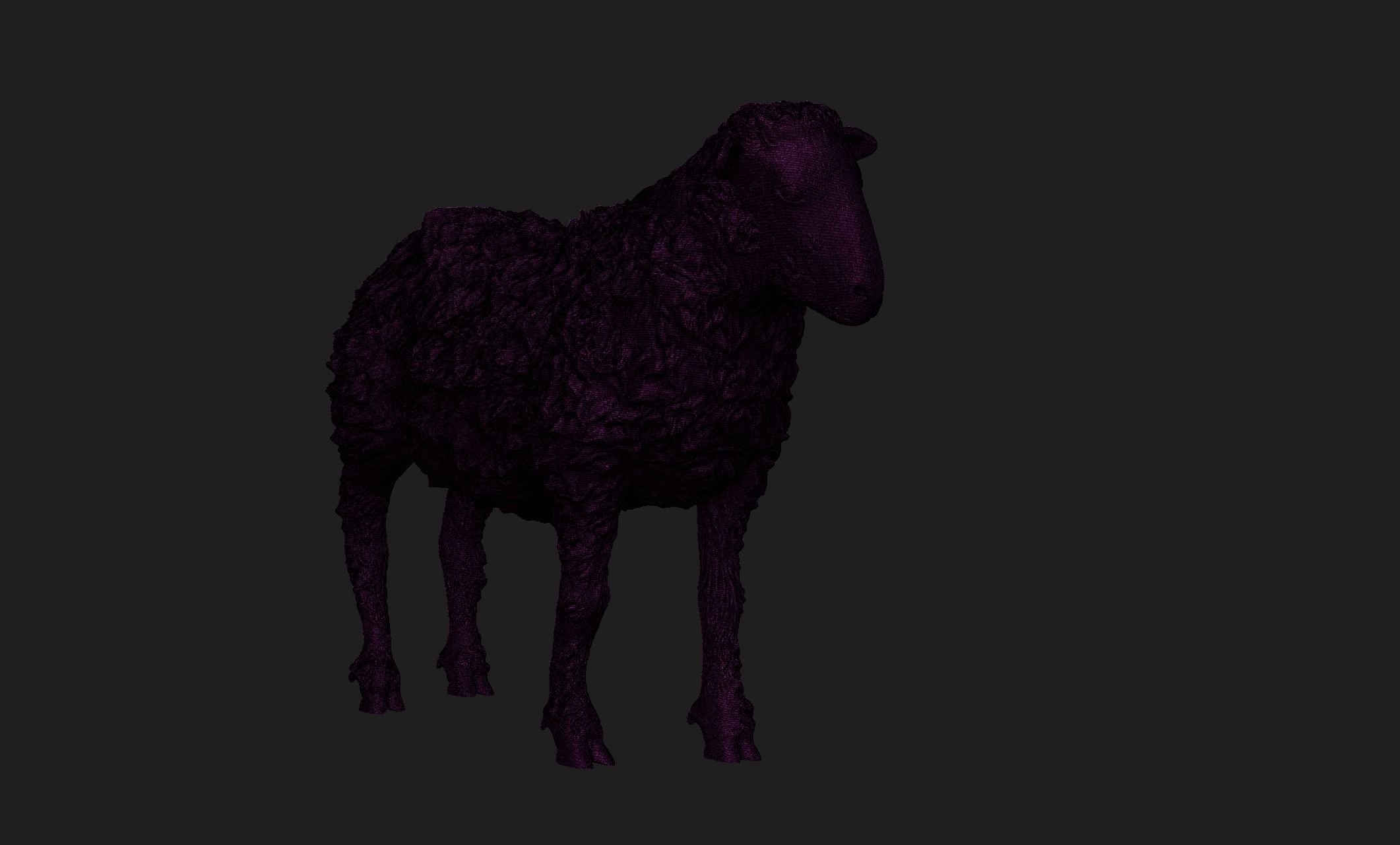 sheep 3d model 3D print model_2
