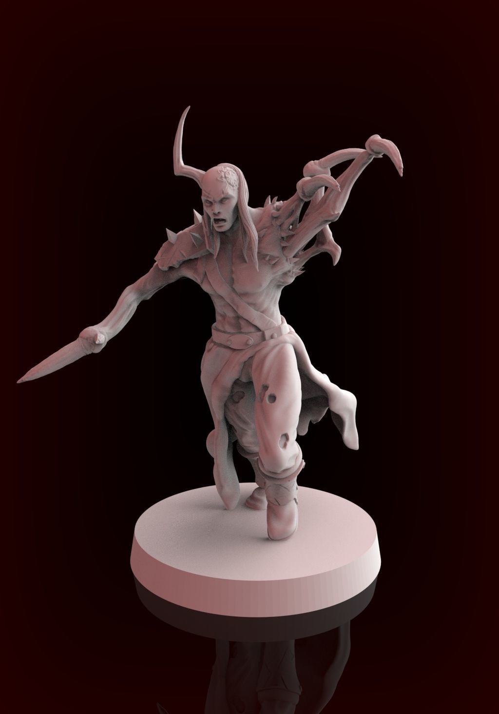 Accursed Mutant Of Space pack x2 miniatures 3D print model p2 3D print model_4