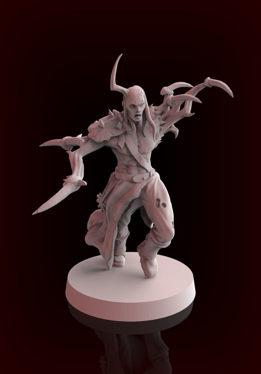Accursed Mutant Of Space pack x2 miniatures 3D print model p2 3D print model_3