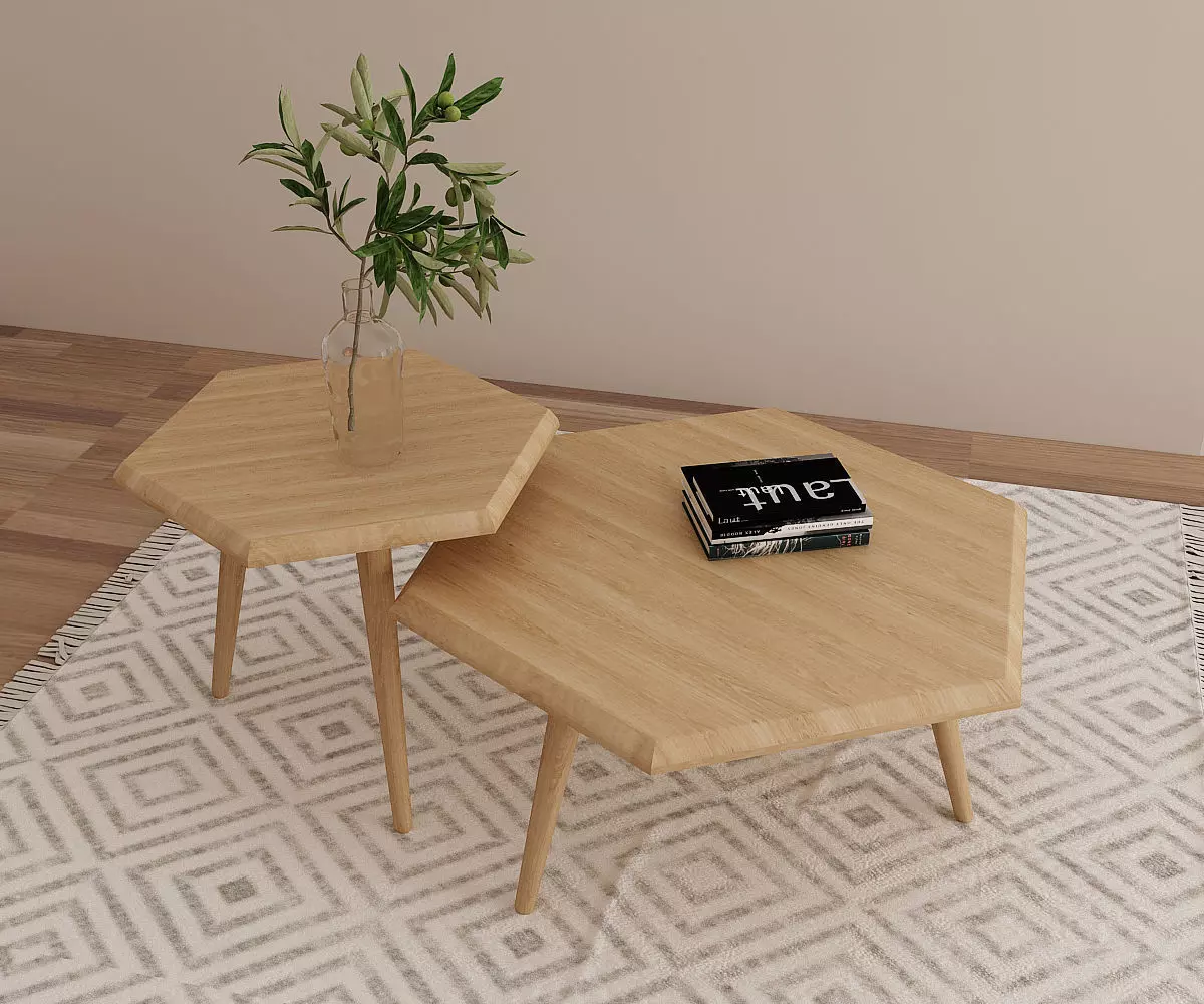 Coffee Table Free low-poly 3D model