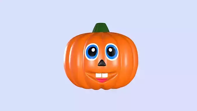 Pumpkin Toy 3D model 3D model