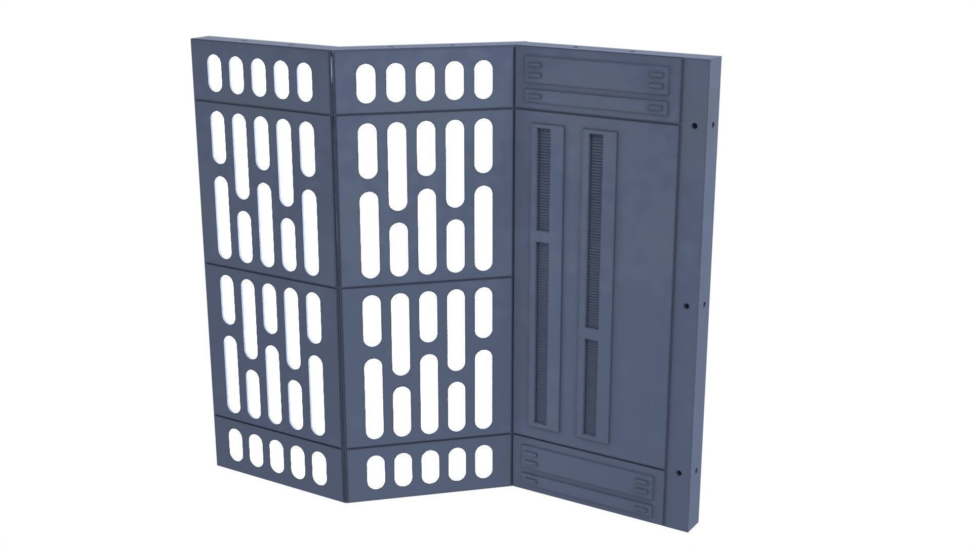 Set 1b - Death Star Small Hangar Entrance 1-6 scale Hottoys 3D Model Collection_28