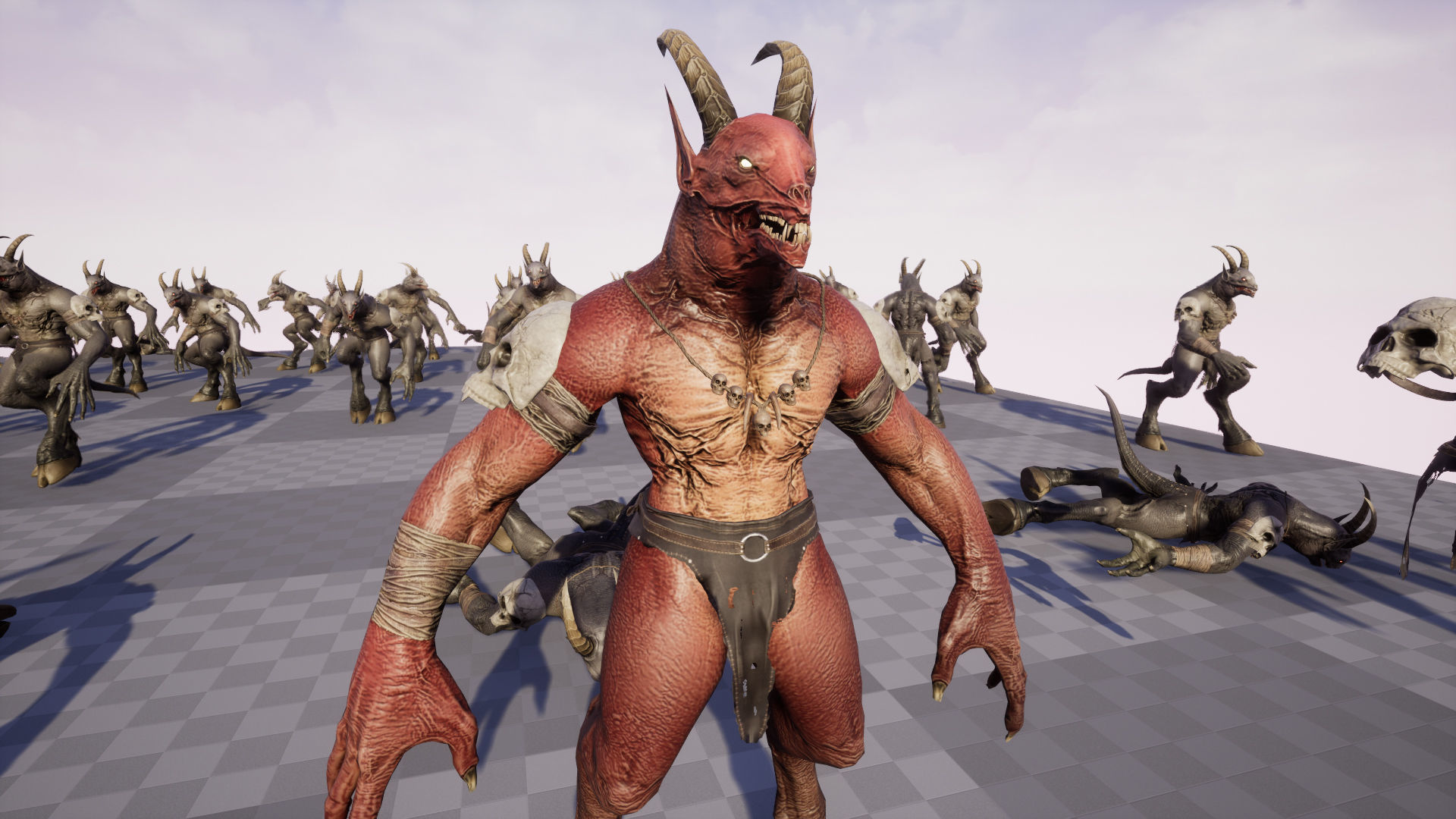 Demon Character 8 Low-poly 3D model_24