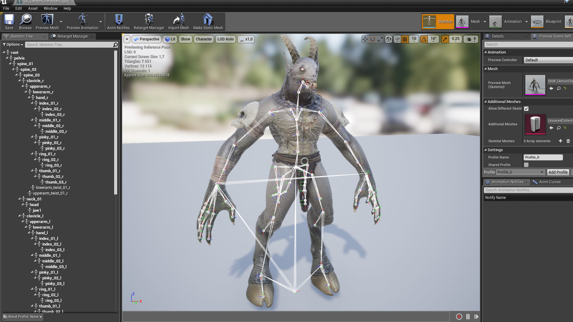 Demon Character 8 Low-poly 3D model_26